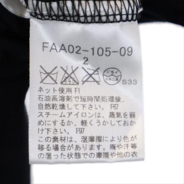 BURBERRY バーバリー 三陽商会 シルク 長袖 カットソー 2 黒系 レディース