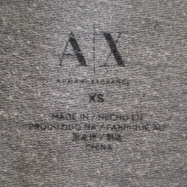 ARMANI EXCHANGE アルマーニエクスチェンジ ジップ ジャケット XS グレー メンズ