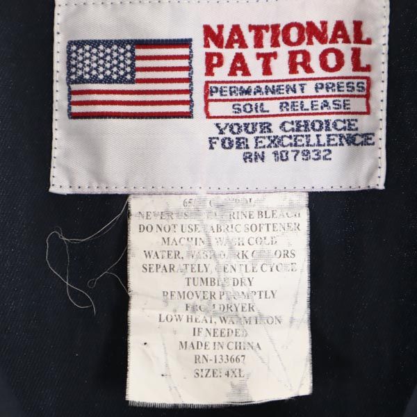 NATIONAL PATROL ジャケット ネイビー メンズ
