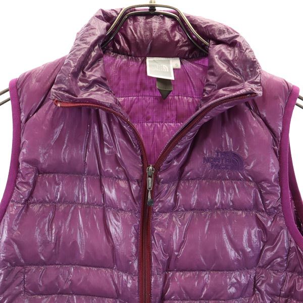 THE NORTH FACE ザノースフェイス アウトドア NDW18170 ダウンベスト S パープル レディース
