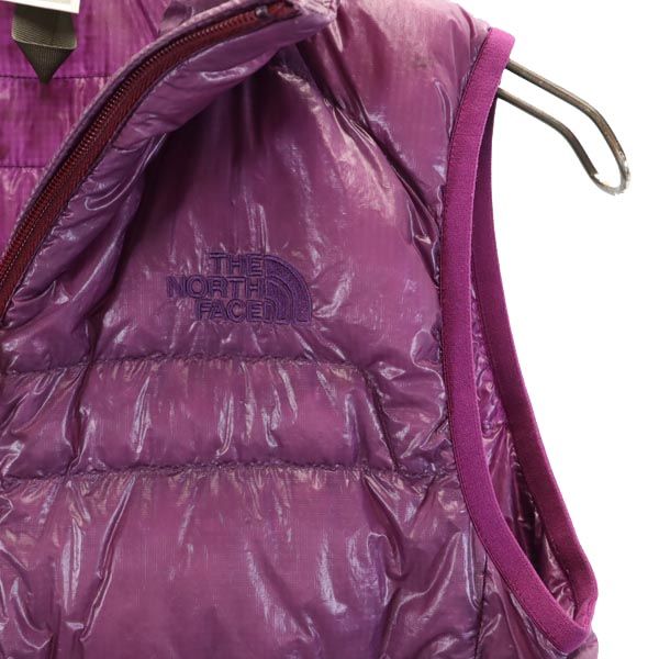 THE NORTH FACE ザノースフェイス アウトドア NDW18170 ダウンベスト S パープル レディース