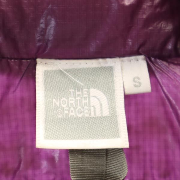 THE NORTH FACE ザノースフェイス アウトドア NDW18170 ダウンベスト S パープル レディース