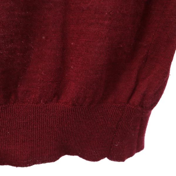 DISCOVERED ディスカバード ウール Vネック Vネック セーター 1 レッド系 ニット メンズ