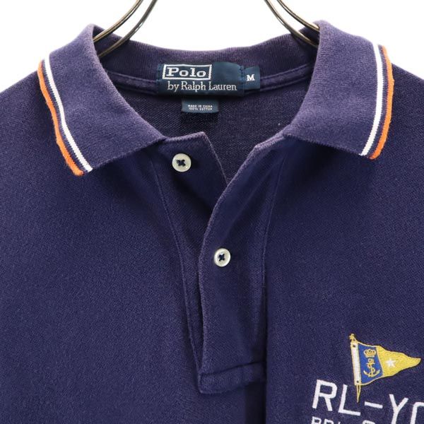 Polo by Ralph Lauren ポロバイラルフローレン 半袖 ポロシャツ M ネイビー メンズ