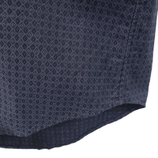 Paul Smith ポールスミス 総柄 長袖 シャツ M ネイビー系 メンズ