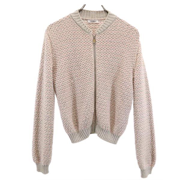 MAX&CO マックスアンドコー ラメジップ ジャケット M ピンク系 ブルゾン レディース