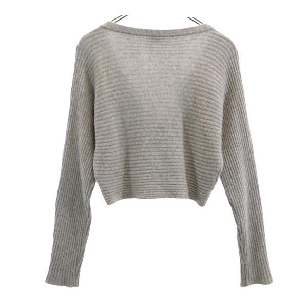 PHILOSOPHY フィロソフィー イタリア製 長袖 ニット カーディガン I44 グレー系 ボレロ レディース