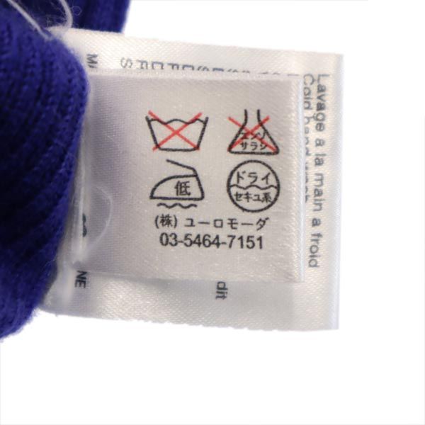 PAULE KA ポールカ 長袖 セーター S ネイビー系 リブニット レディース