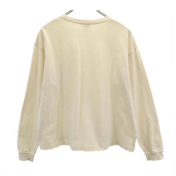 THE NORTH FACE ノースフェイス アウトドア NTW81831 長袖 カットソー M ホワイト系 ロンT ポケT レディース