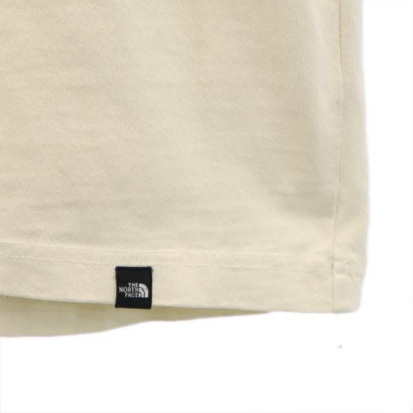 THE NORTH FACE ノースフェイス アウトドア NTW81831 長袖 カットソー M ホワイト系 ロンT ポケT レディース