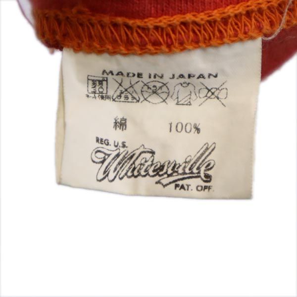 Whitesville ホワイツビル 日本製 東洋エンタープライズ 長袖 Tシャツ 38 オレンジ系 ロンT メンズ