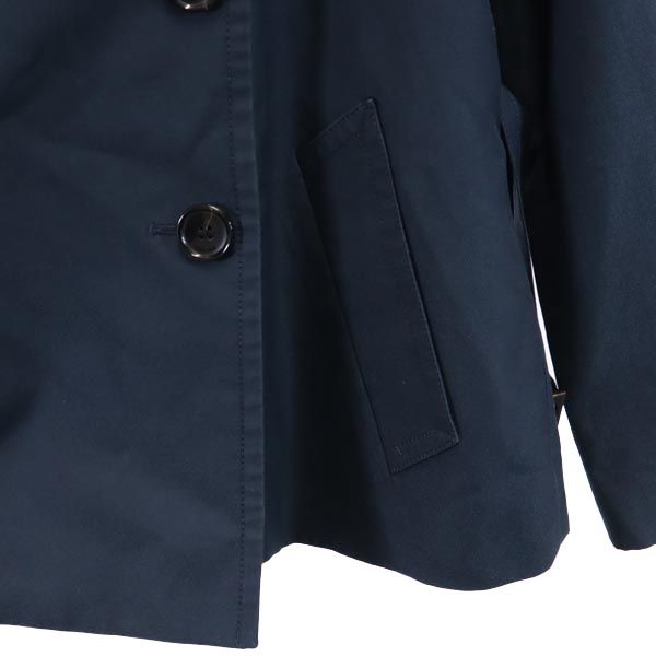 コーチ トレンチコート S ネイビー COACH ウエストベルト レディース