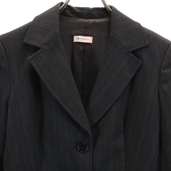 MAX&CO マックスアンドコー テーラードジャケット 38 グレー系 レディース