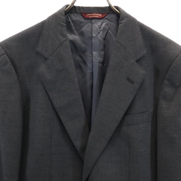 CHAPS Ralph Lauren チャップス ラルフローレン 80s ヴィンテージ 日本製 ウール テーラードジャケット C-92 W-80 T-170 グレー系 メンズ