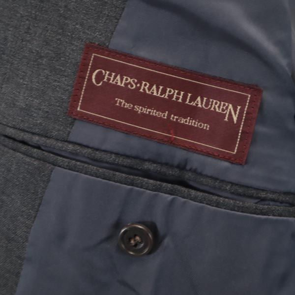 CHAPS Ralph Lauren チャップス ラルフローレン 80s ヴィンテージ 日本製 ウール テーラードジャケット C-92 W-80 T-170 グレー系 メンズ