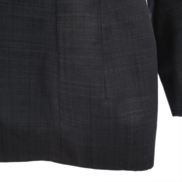 ヨウジヤマモト 90s 日本製 ウールブレンド デザイン テーラードジャケット S グレー系 Yohji Yamamoto レディース