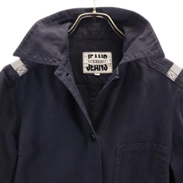 CENTO X CENTO BY ICEBERG アイスバーグ 90s オールド イタリア製 ワークジャケット 40 ネイビー メンズ