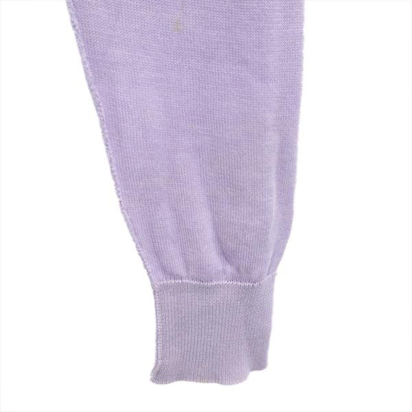 MARC BY MARC JACOBS マークバイマークジェイコブス シルクブレンド 長袖 ニット カーディガン XS パープル系 メンズ