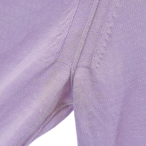 MARC BY MARC JACOBS マークバイマークジェイコブス シルクブレンド 長袖 ニット カーディガン XS パープル系 メンズ