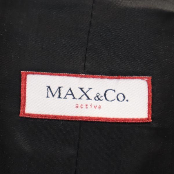 MAX&CO マックスアンドコー テーラードジャケット 42 ブラック レディース