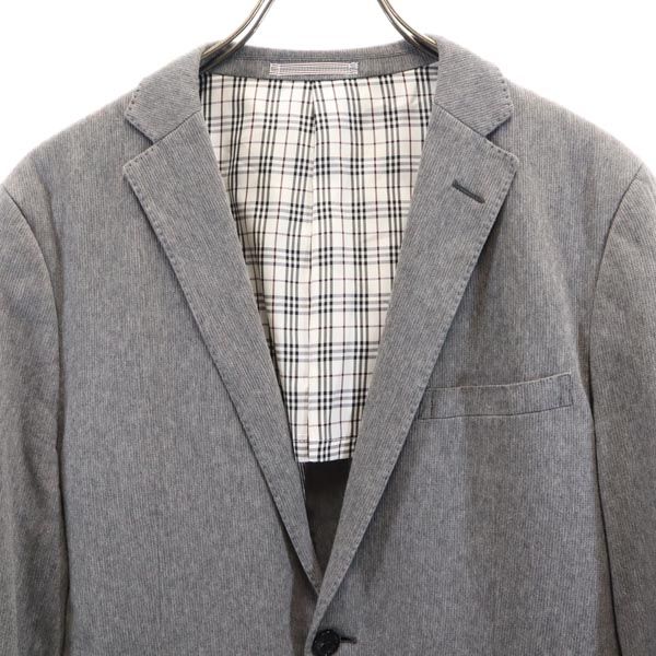 BURBERRY BLACK LABEL バーバリーブラックレーベル 三陽商会 テーラードジャケット L グレー メンズ