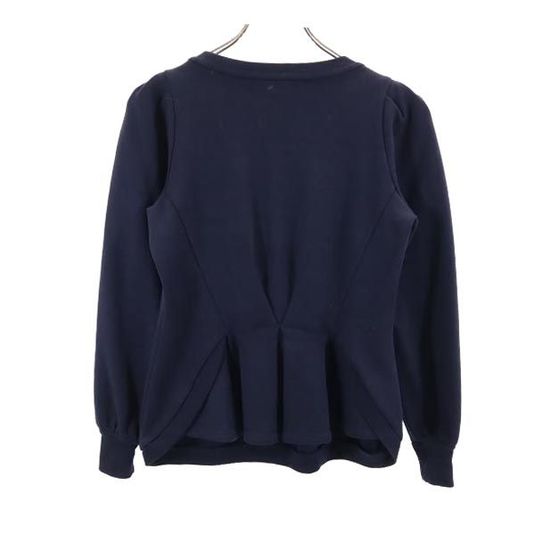 MARC BY MARC JACOBS マークバイマークジェイコブス 長袖 デザイン カットソー XS ネイビー系 レディース