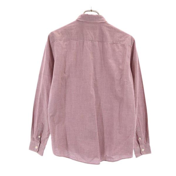 A.P.C. アーペーセー 長袖 チェックシャツ XS レッド系 メンズ