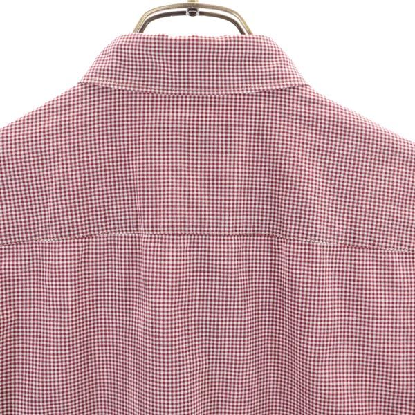 A.P.C. アーペーセー 長袖 チェックシャツ XS レッド系 メンズ