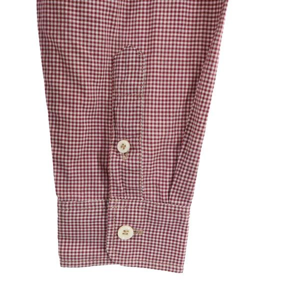 A.P.C. アーペーセー 長袖 チェックシャツ XS レッド系 メンズ