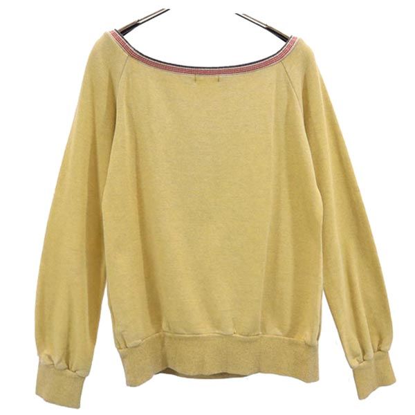 BURBERRY BLUE LABEL バーバリーブルーレーベル 三陽商会 長袖 カットソー 38 イエロー系 レディース