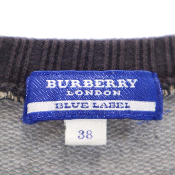 BURBERRY BLUE LABEL バーバリーブルーレーベル 三陽商会 長袖 カットソー 38 イエロー系 レディース