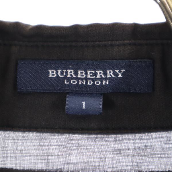 BURBERRY LONDON バーバリーロンドン 長袖 レイヤード セーター 1 ブラック ニット レディース