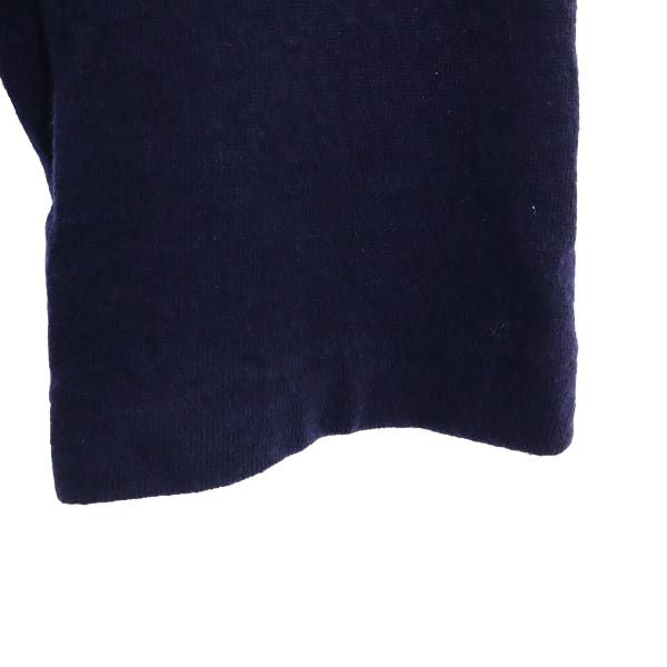 tricot COMME des GARCONS トリココムデギャルソン 2014年 日本製 ウールブレンド 長袖 ニット カーディガン M ネイビー レディース