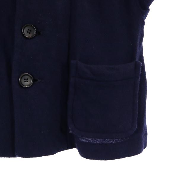 tricot COMME des GARCONS トリココムデギャルソン 2014年 日本製 ウールブレンド 長袖 ニット カーディガン M ネイビー レディース