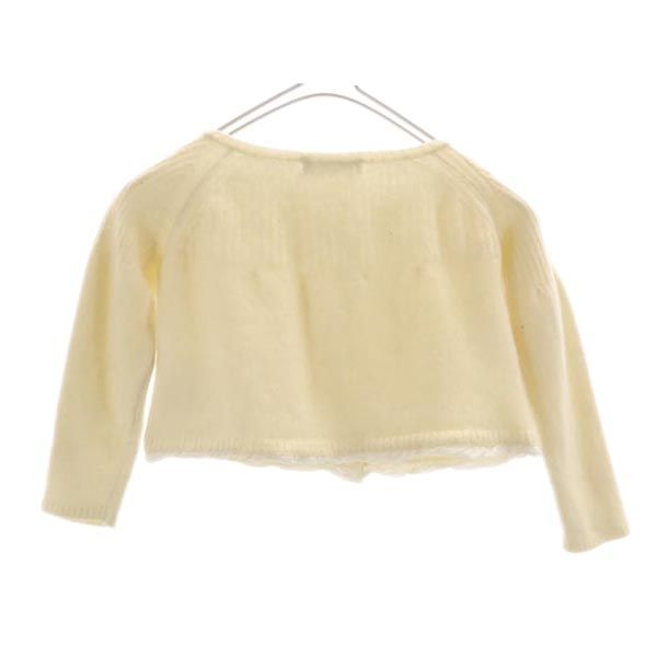 CELINE セリーヌ ウール 長袖 ニット カーディガン 90 アイボリー キッズ