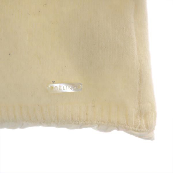 CELINE セリーヌ ウール 長袖 ニット カーディガン 90 アイボリー キッズ