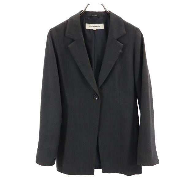 LAUTREAMONT ロートレアモン ウール テーラードジャケット 2 グレー レディース