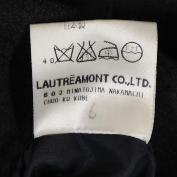 LAUTREAMONT ロートレアモン ウール テーラードジャケット 2 グレー レディース