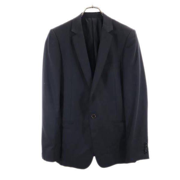 JOHN LAWRENCE SULLIVAN ジョンローレンスサリバン ウールブレンド テーラードジャケット 36 ネイビー レディース