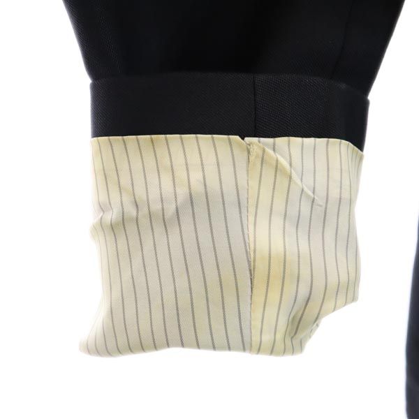 JOHN LAWRENCE SULLIVAN ジョンローレンスサリバン ウールブレンド テーラードジャケット 36 ネイビー レディース