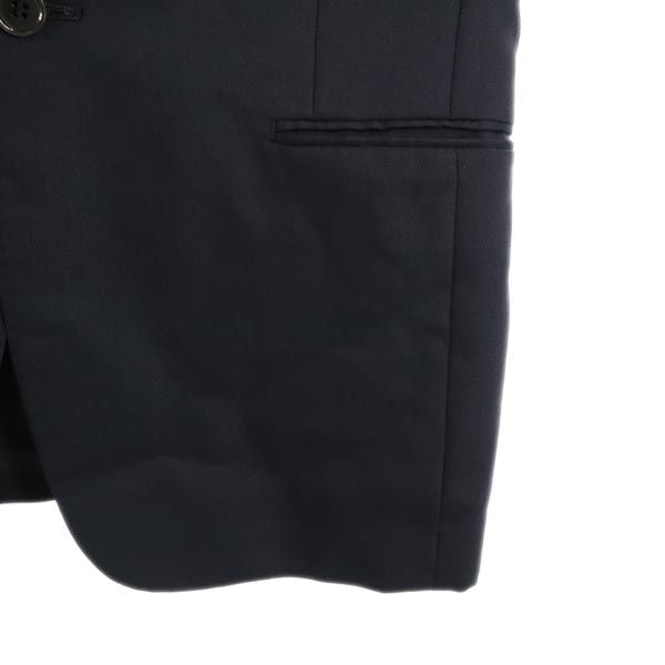 JOHN LAWRENCE SULLIVAN ジョンローレンスサリバン ウールブレンド テーラードジャケット 36 ネイビー レディース