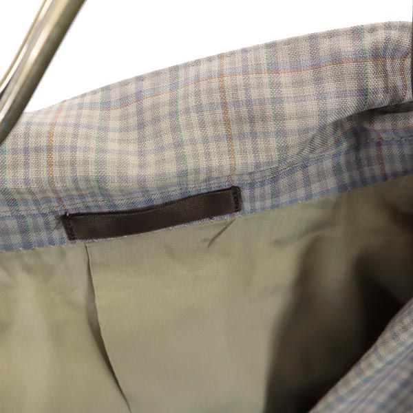 Burberrys バーバリーズ 90s オールド ウールブレンド チェック テーラードジャケット A5 グレー メンズ