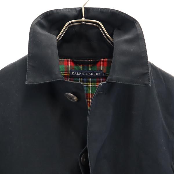 RALPH LAUREN ラルフローレン ステンカラーコート 11 ブラック レディース