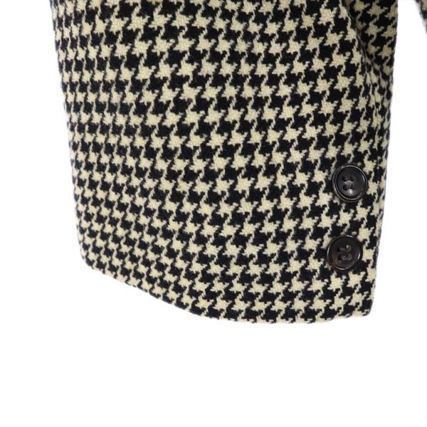 Burberrys バーバリーズ 90s オールド ウール 千鳥格子 テーラードジャケット AB ブラック系 メンズ