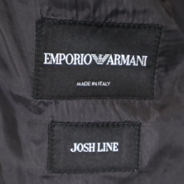 Emporio Armani エンポリオアルマーニ イタリア製 ウール ストライプ テーラードジャケット グレー系 メンズ
