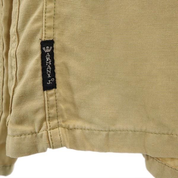 ARMANI JEANS アルマーニジーンズ イタリア製 リネンブレンド ジャケット 40 ベージュ レディース