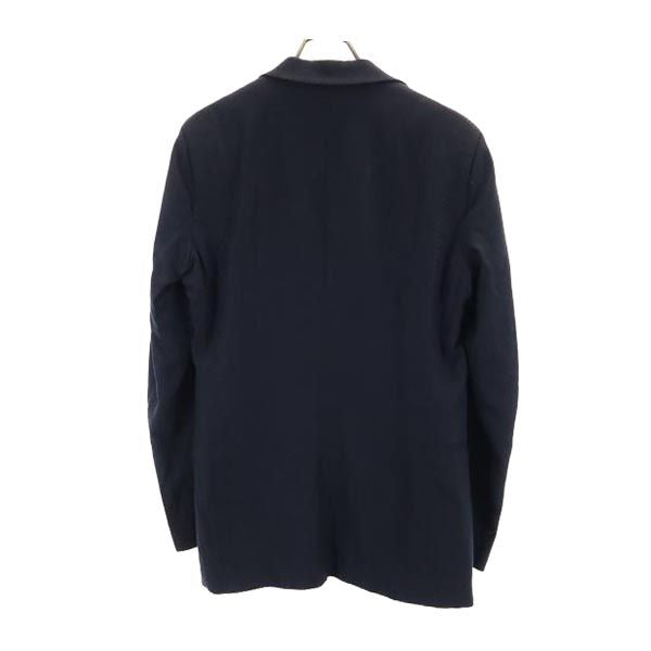 エンポリオアルマーニ イタリア製 総柄 テーラードジャケット ネイビー Emporio Armani メンズ