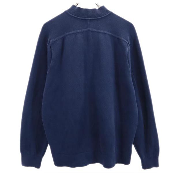 LACOSTE ラコステ スウェット ジャケット US L ネイビー ブルゾン メンズ