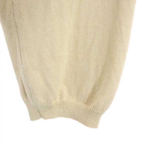 Max Mara WEEKEND LINE マックスマーラ ウィークエンド シルクブレンド 5分袖 Vネック セーター M ベージュ ニット レディース