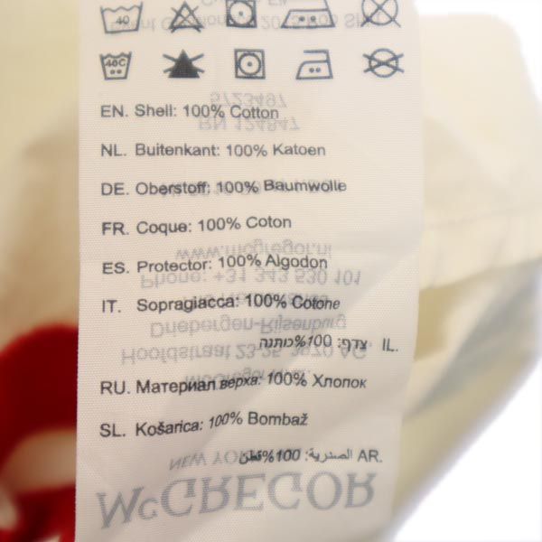 McGregor マクレガー 長袖 ボタンダウンシャツ XXXL ホワイト ビッグサイズ メンズ